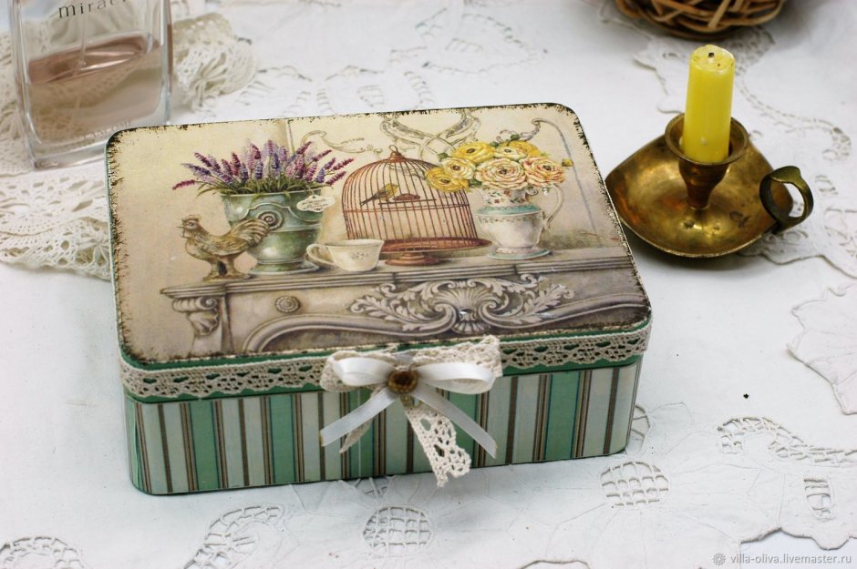 Шкатулка в стиле Прованс