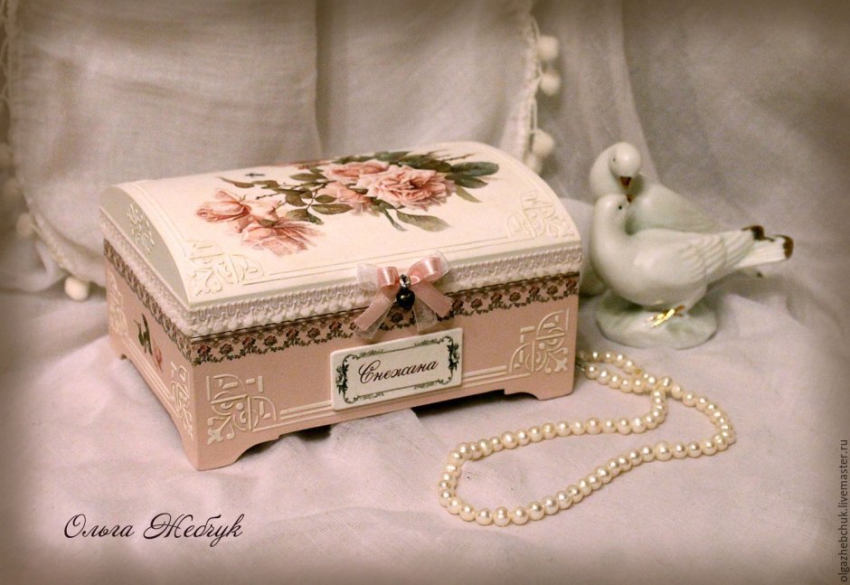 Декупаж шебби Шик от Ольги Жебчук