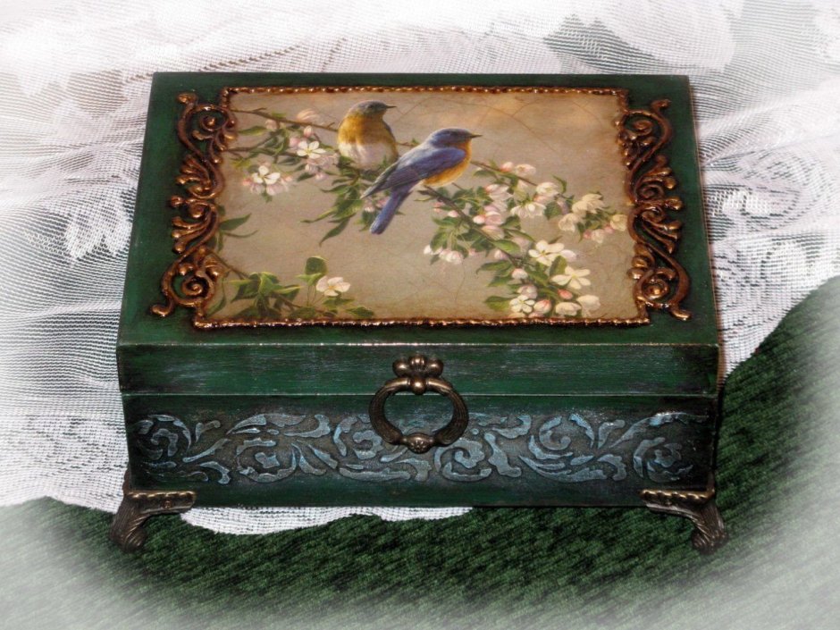 Шкатулка для декупажа