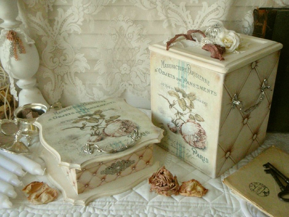 Шкатулки в стиле декупаж