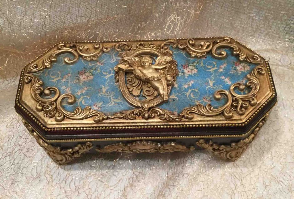 Винтажные шкатулки из дерева