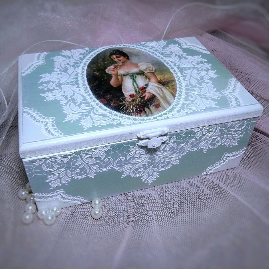 Декупаж шкатулки