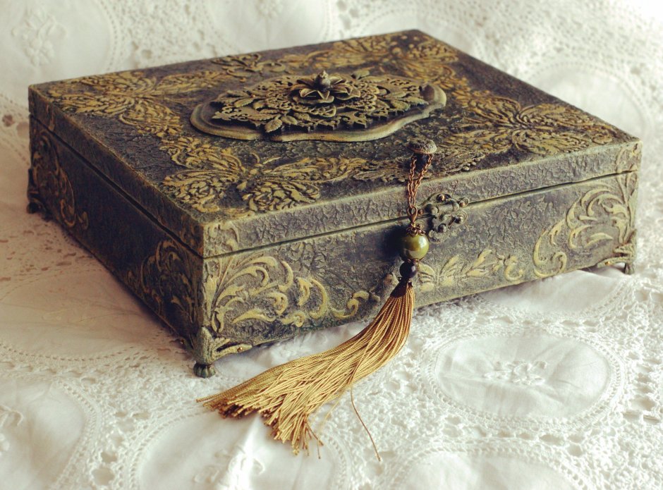 Елена Кулько декупаж шкатулок