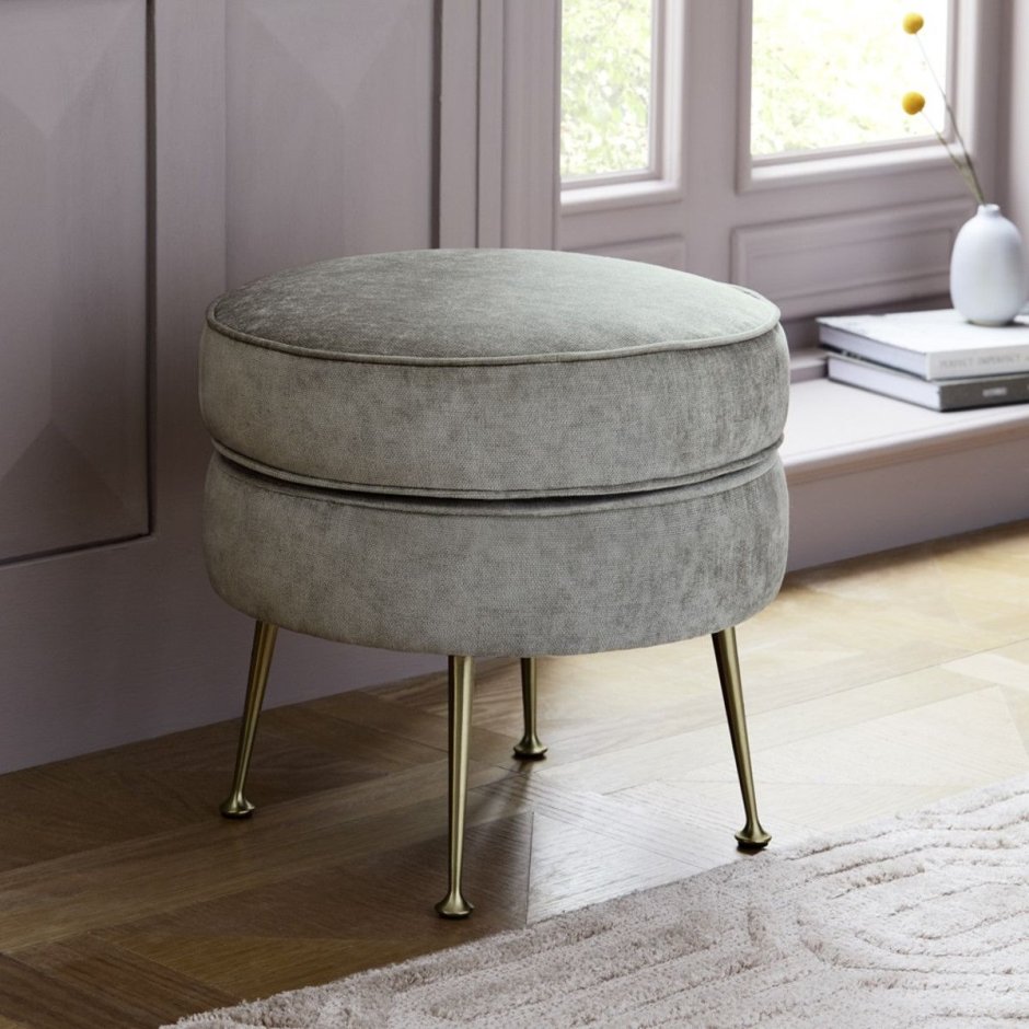 Пуфик Pietro Mid-Century Round Ottoman