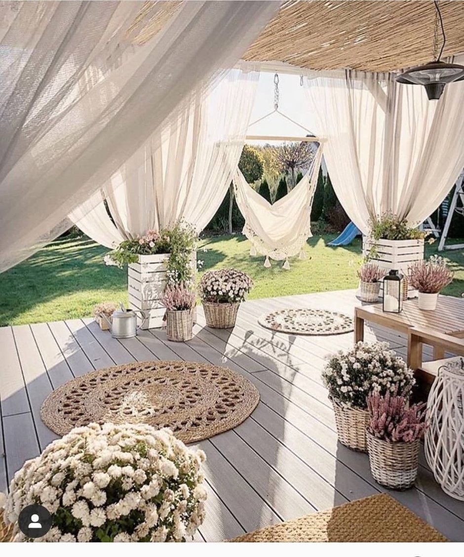 Декор веранды