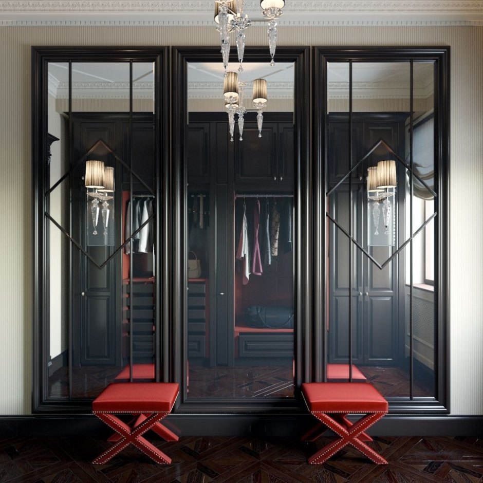 Шкаф купе в стиле ар деко