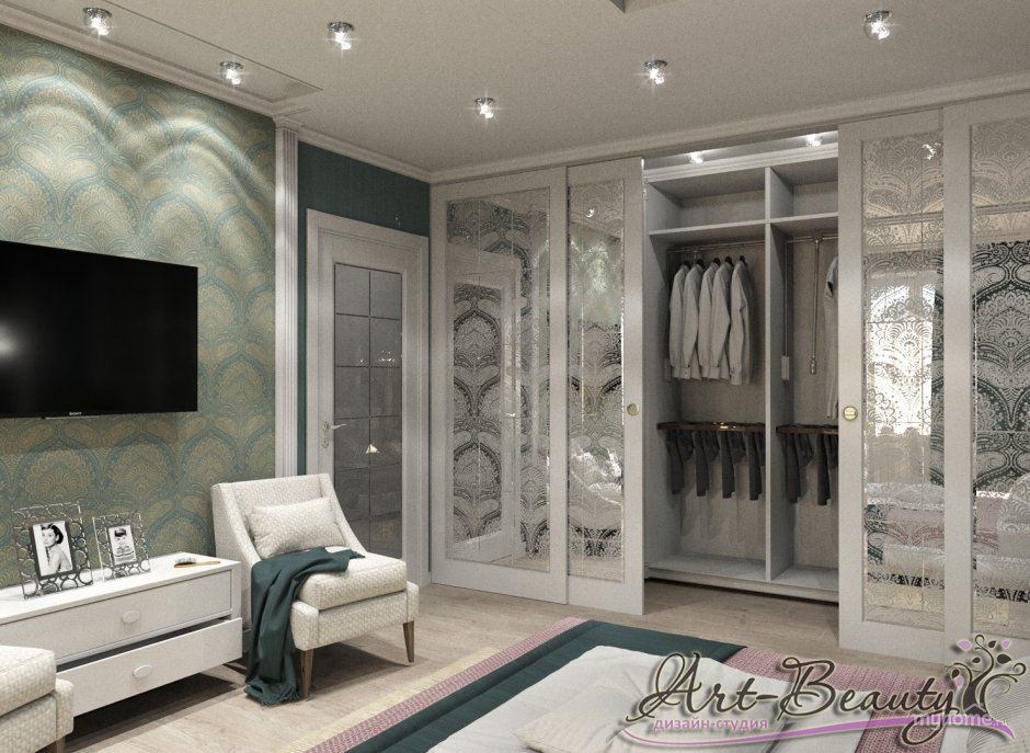 Итальянские гардеробные арт деко