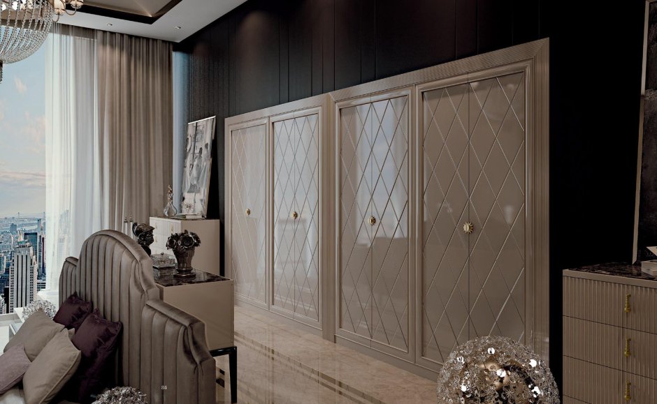 Шкаф купе в стиле ар деко