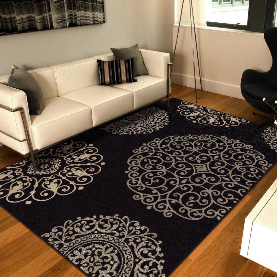 Стильные ковры в интерьере