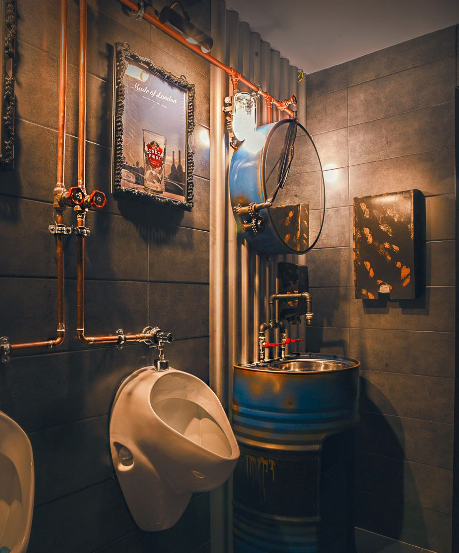 Туалет в стиле стимпанк