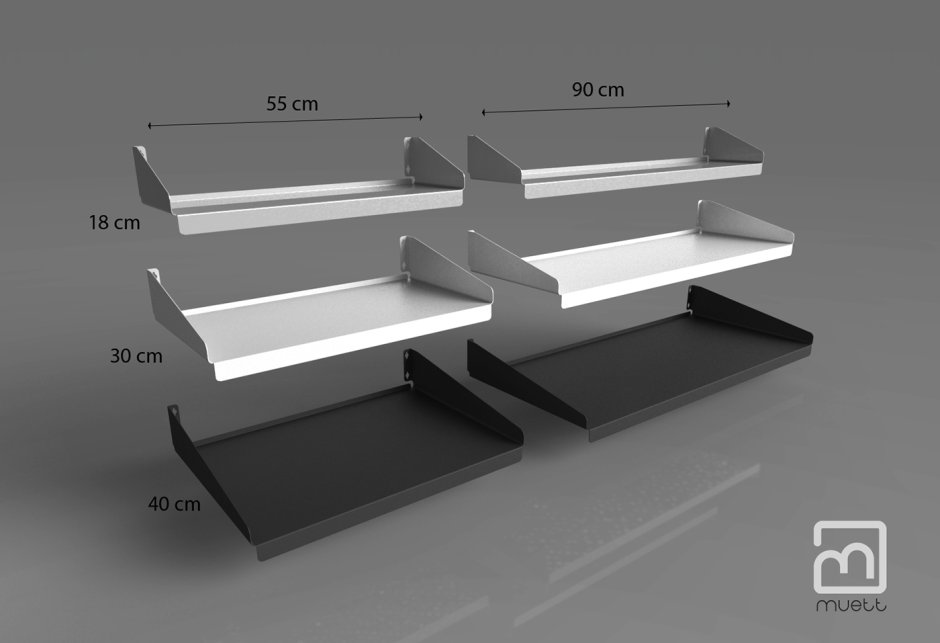 Полки из листового металла