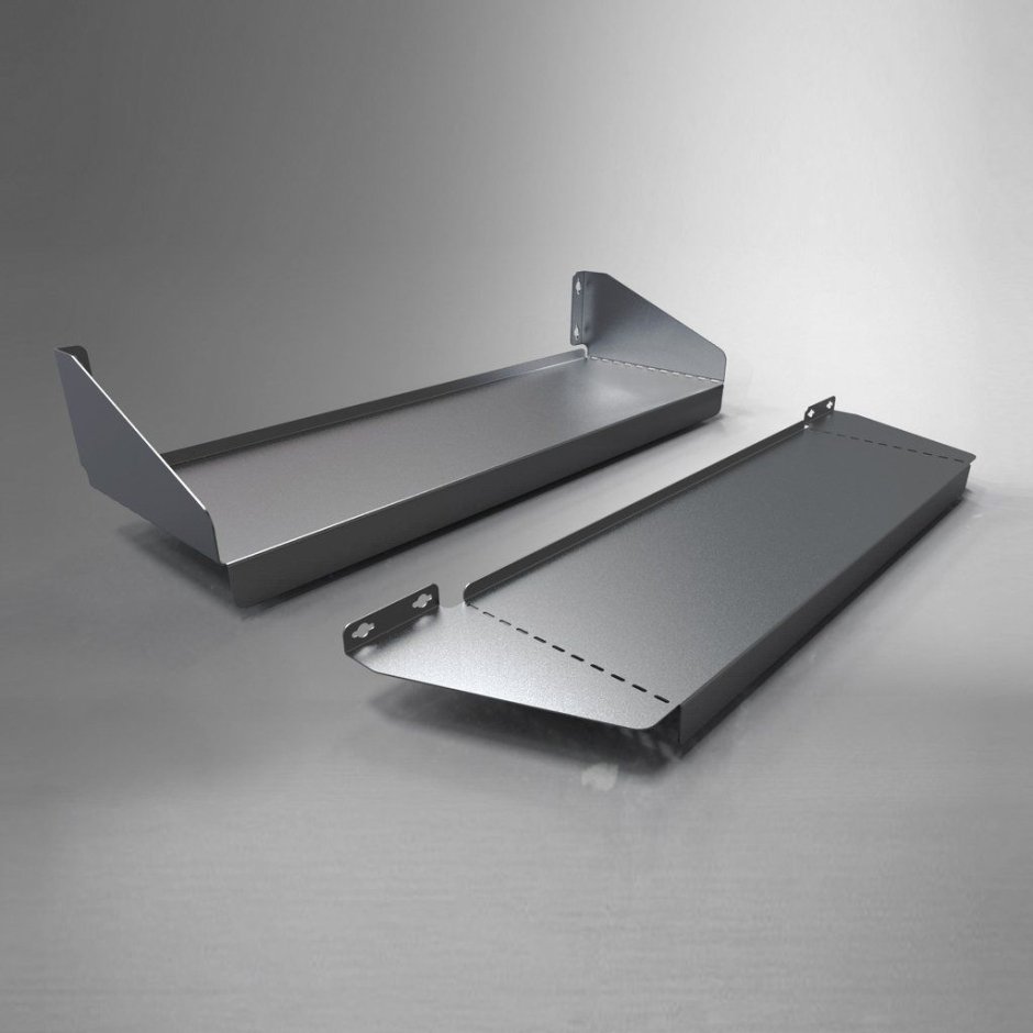 Полка "Wall Shelf-s (bas WL-001)" белая