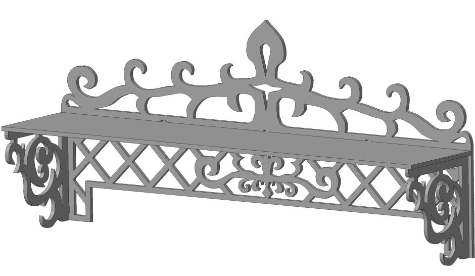 Полки из металлической сетки