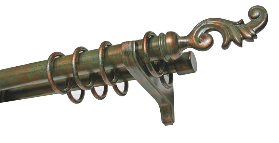 Карниз 16 мм 1 ряд антик 200