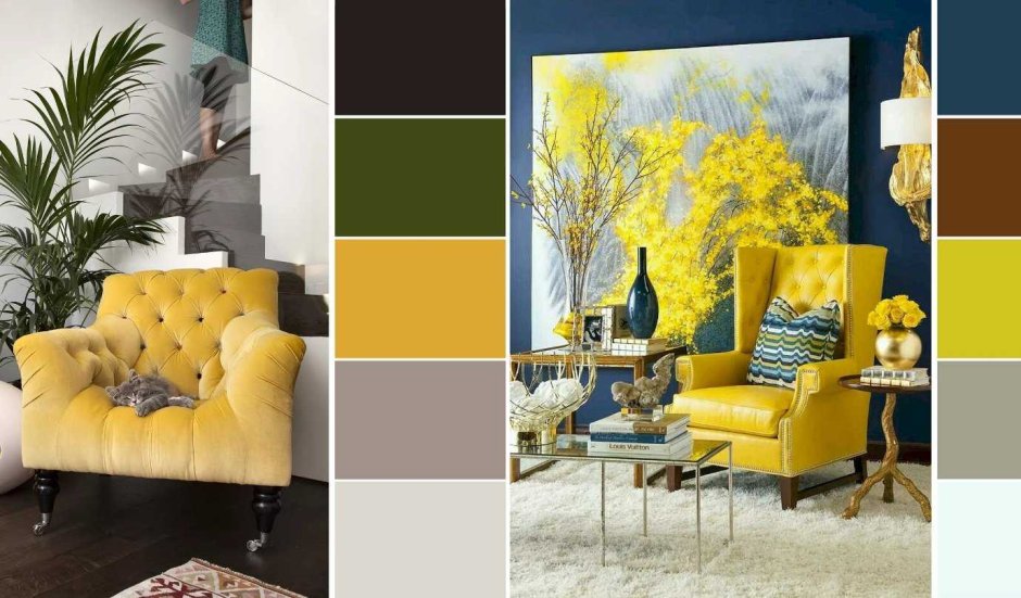 Горчичный палитра