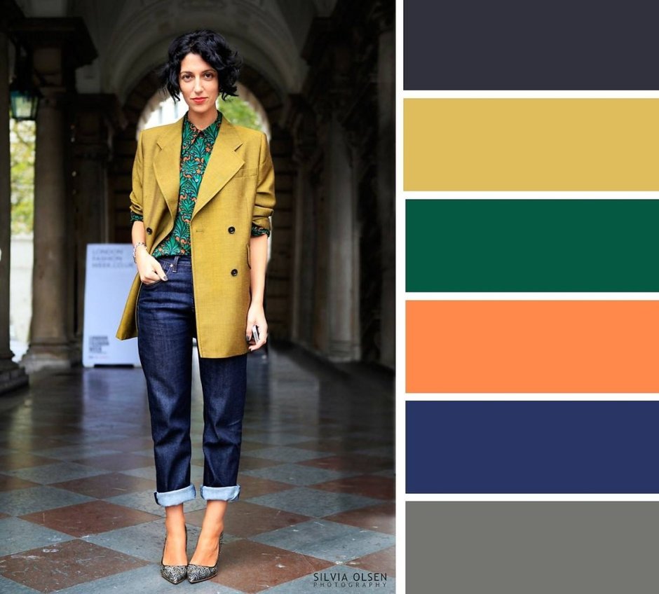 Горчичный палитра