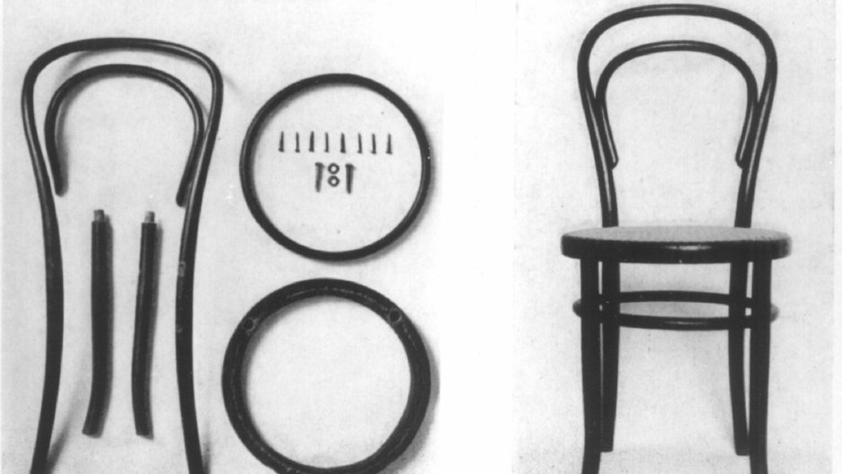 Стул Венский братья тонет клеймо