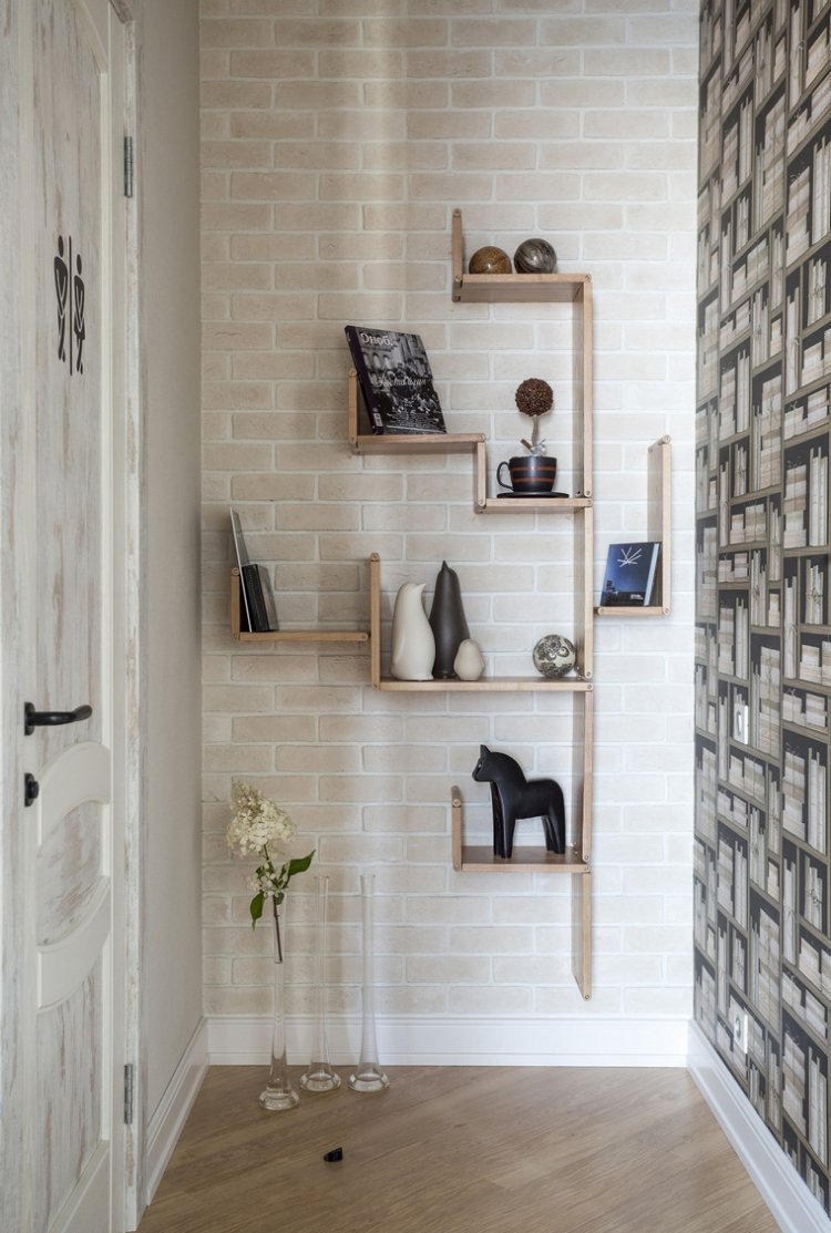 Полка в прихожую на стену