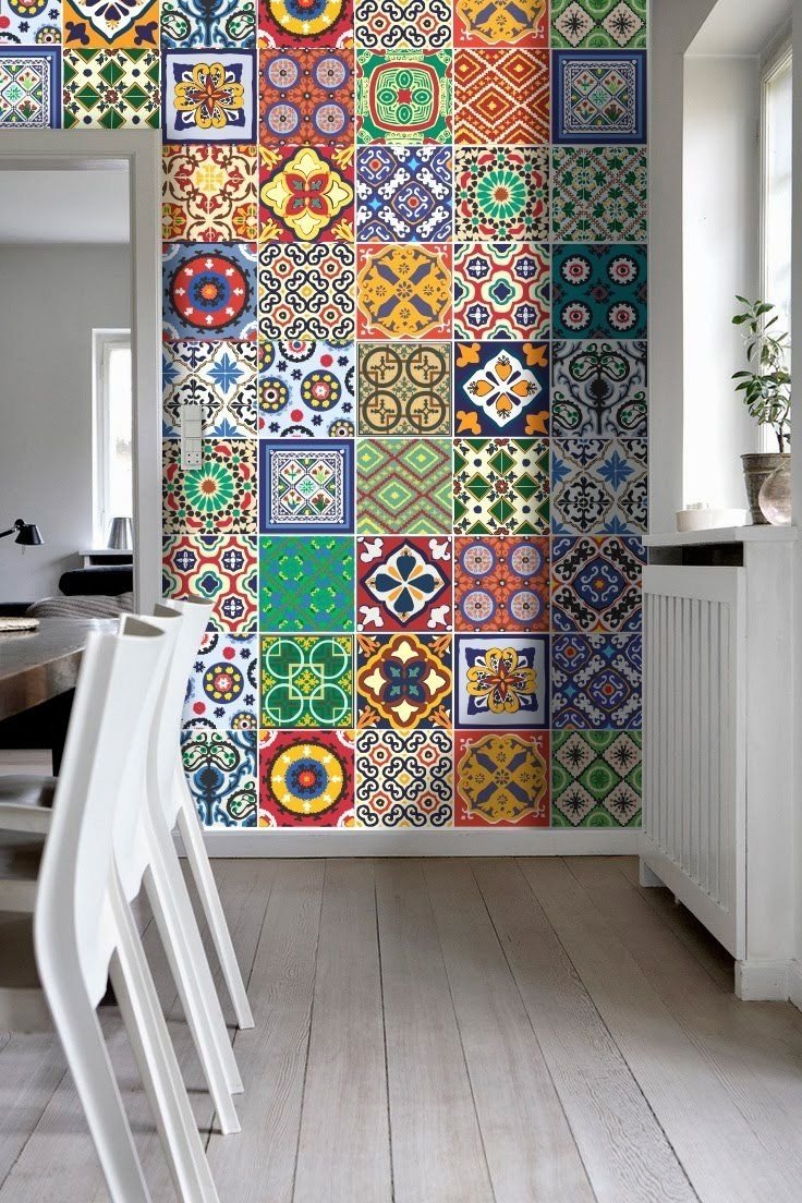 Плитка азулежу в интерьере кухни