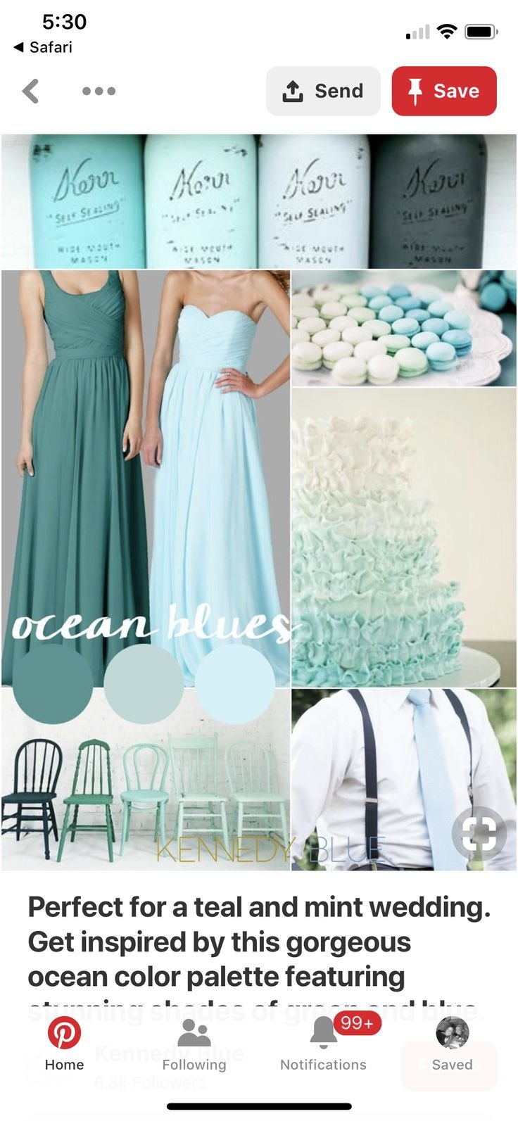 Мятно бирюзовый цвет