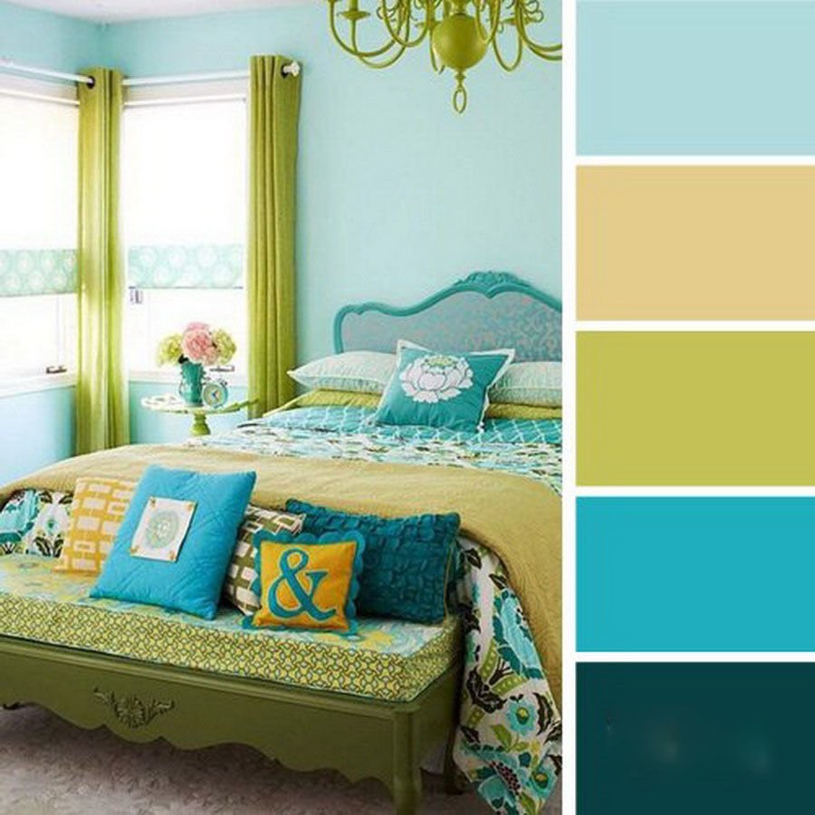 Сочетание цветов в интерьере