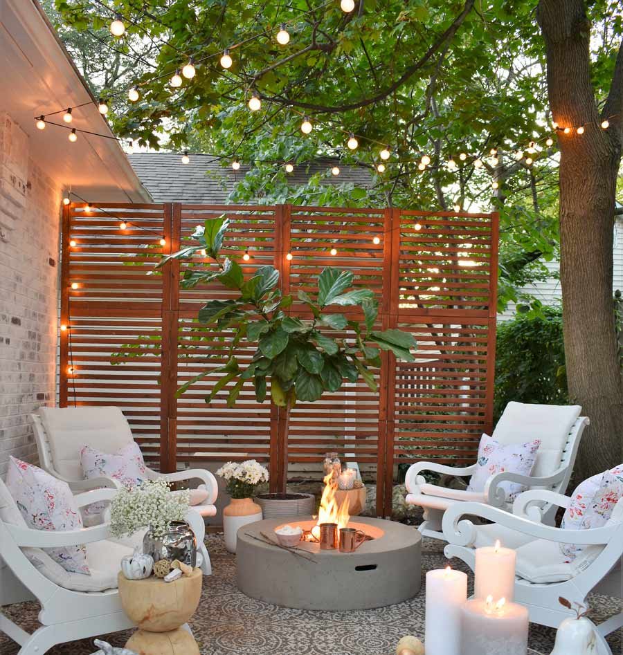 Патио в саду