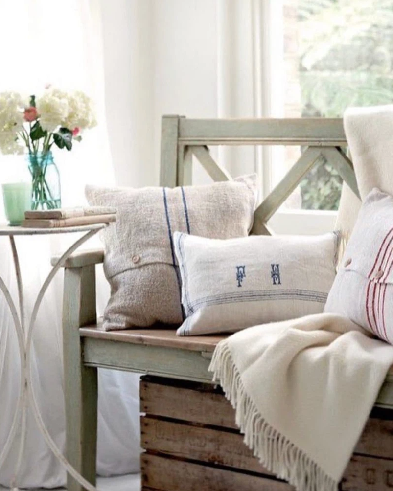 2 Льняные подушки