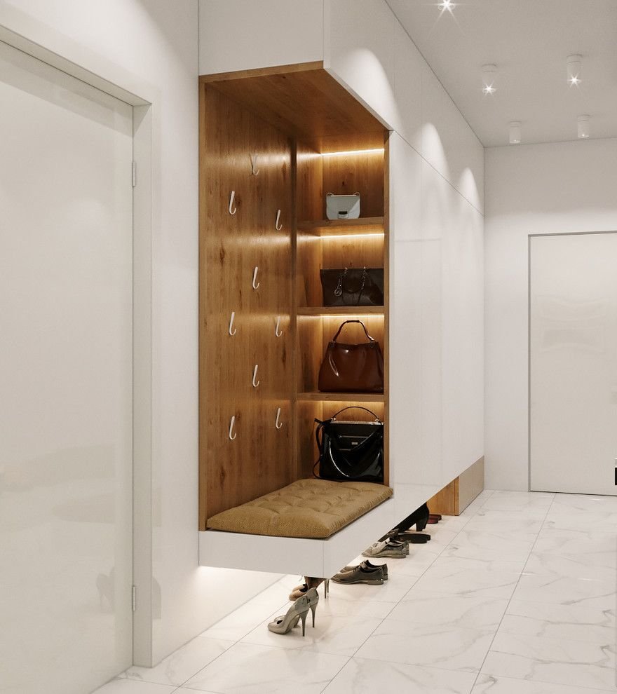 Парящий шкаф в прихожую