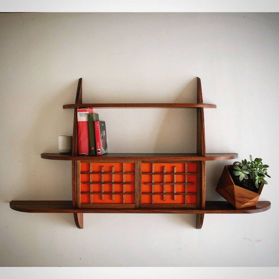 Полки в японском стиле