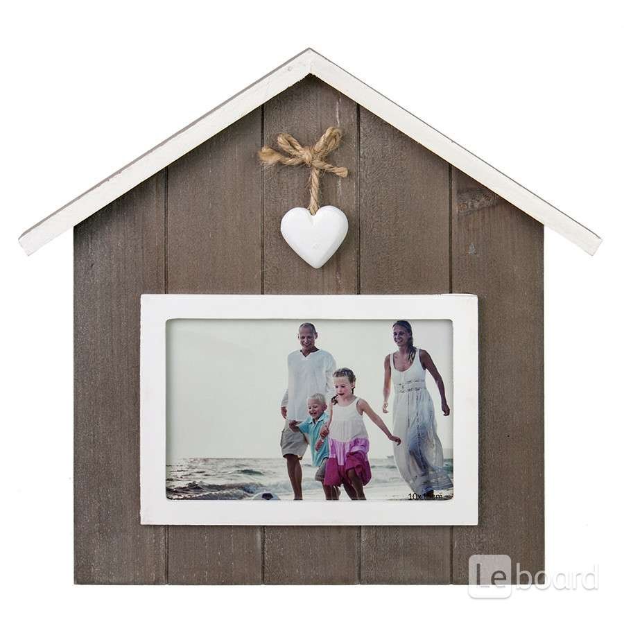 Фоторамка домик с окошками