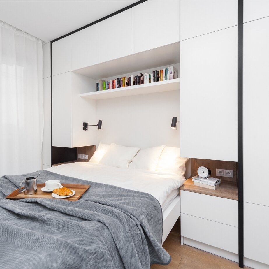 Встроенная кровать в стену