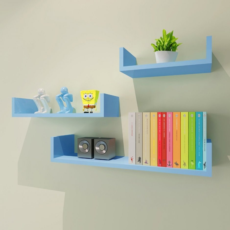 Полки навесные для детского сада