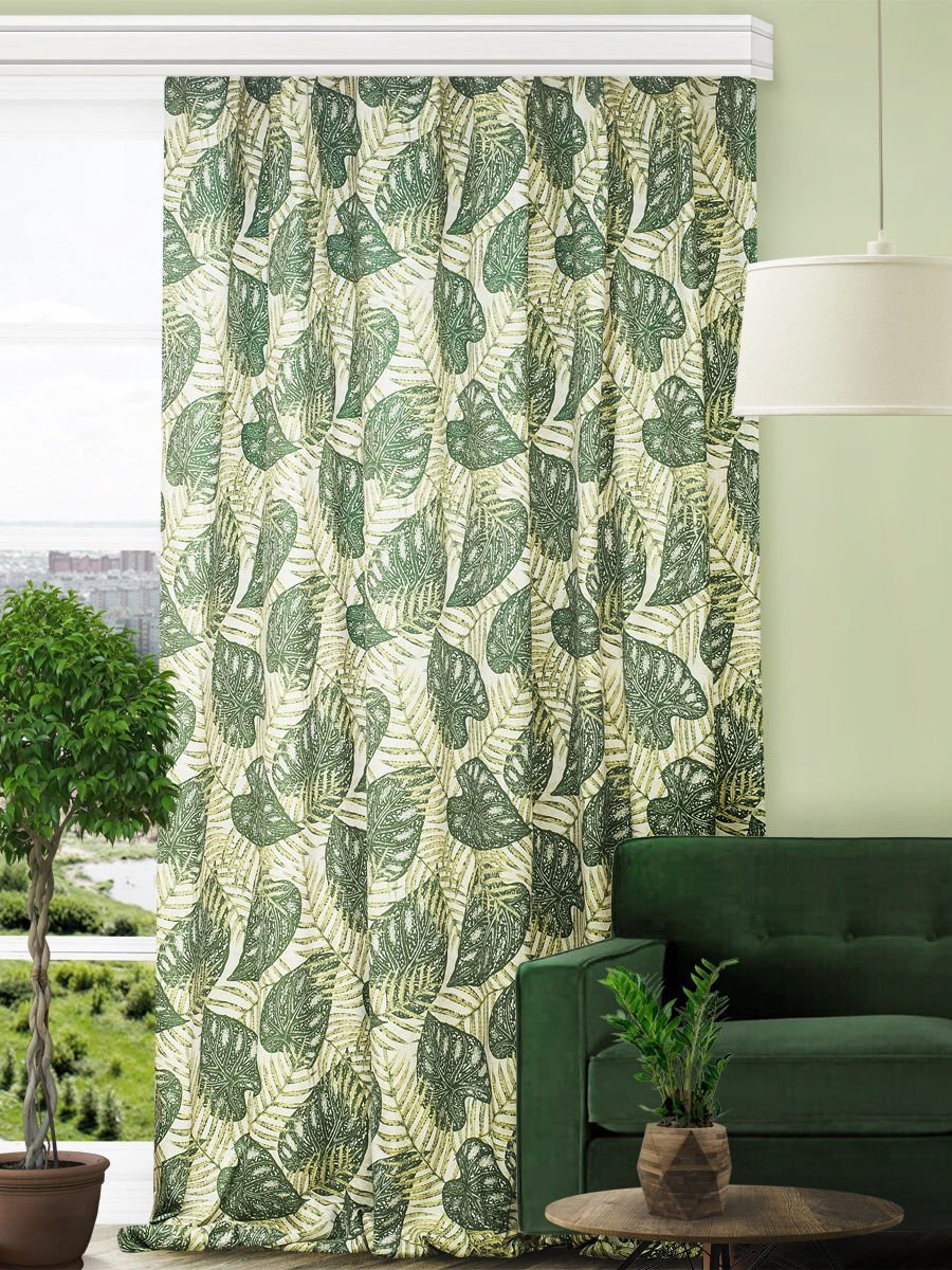 Занавески монстера