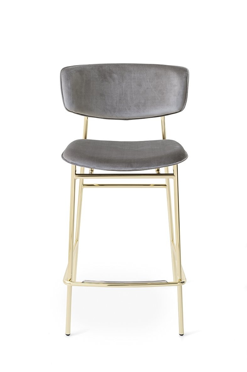 Барные стулья с золотыми ножками