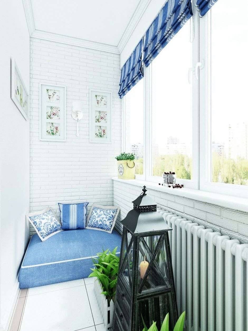 Балкон в хрущевке в стиле Прованс