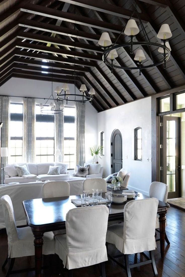 Дом в стиле барнхаус лофт интерьер