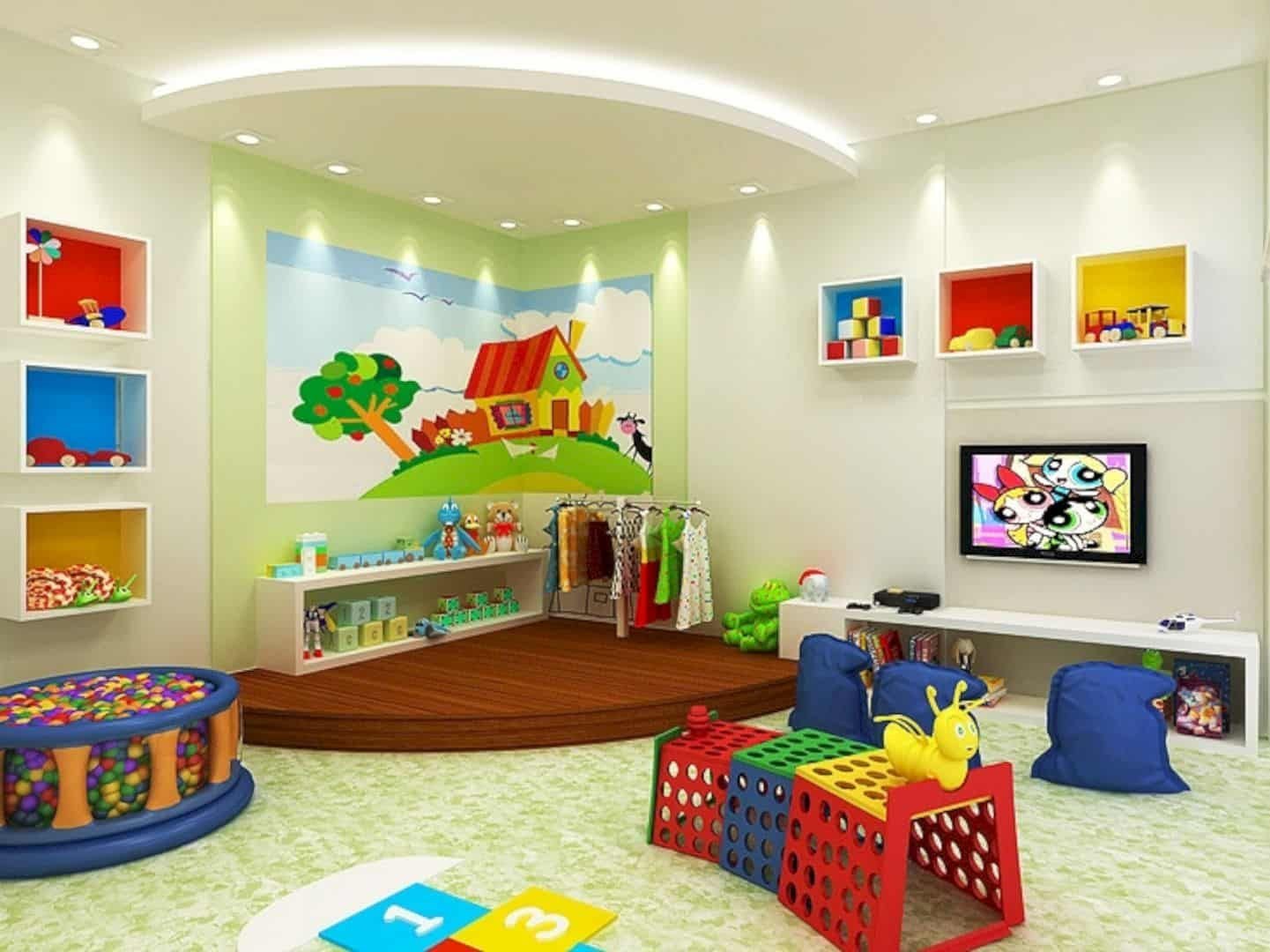Для ребенка дополнительно можно. Игровая комната для малышей. Игровая комната в садике. Детский интерьер. Детская игровая комната для малышей.