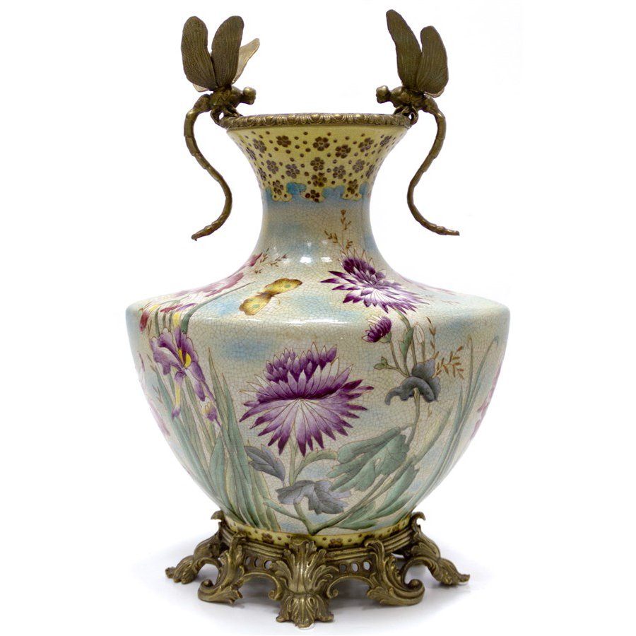 Фарфор с бронзой 1895г