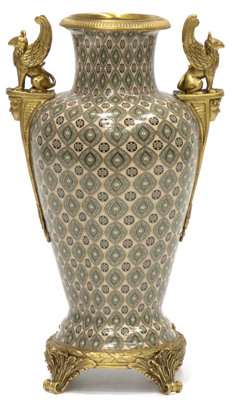 Посуда фарфор в бронзе