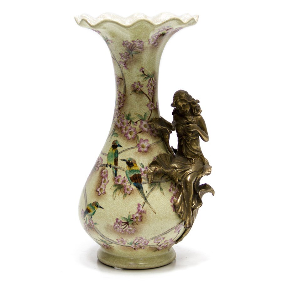 Glasar фарфор с бронзой