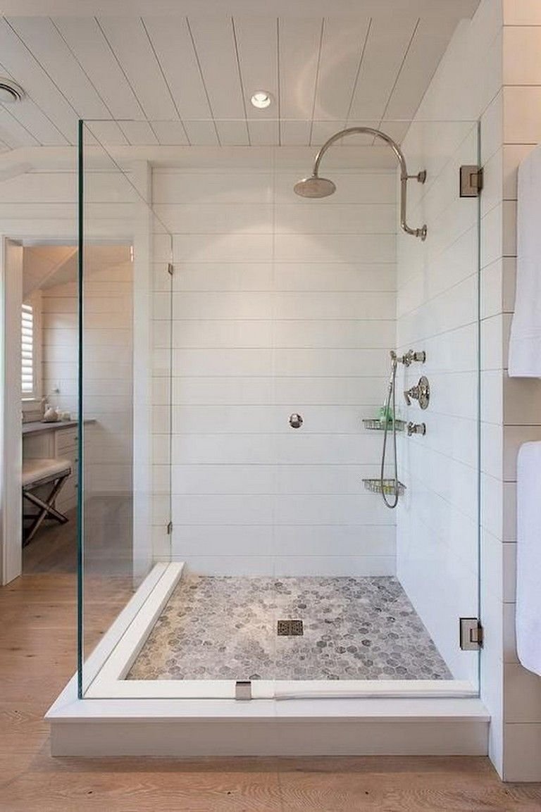 Душевая кабина из плитки