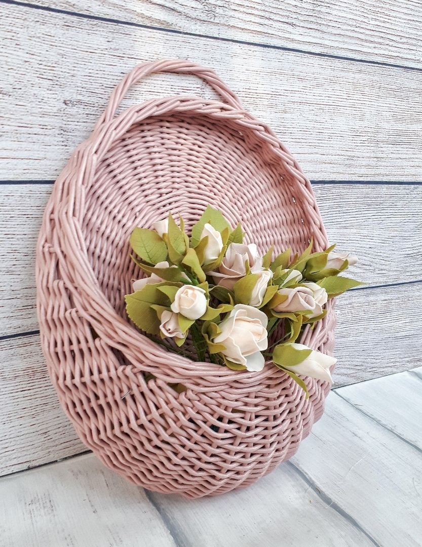 Короб плетеный 25x25x25см