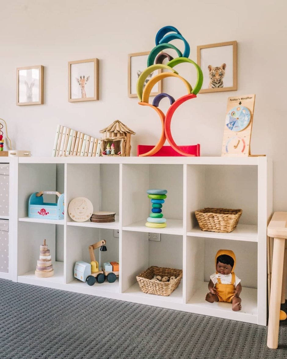 Монтессори полки тоддлер