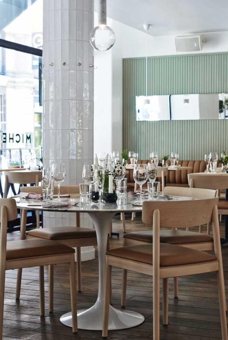 Столы для кафе в интерьере