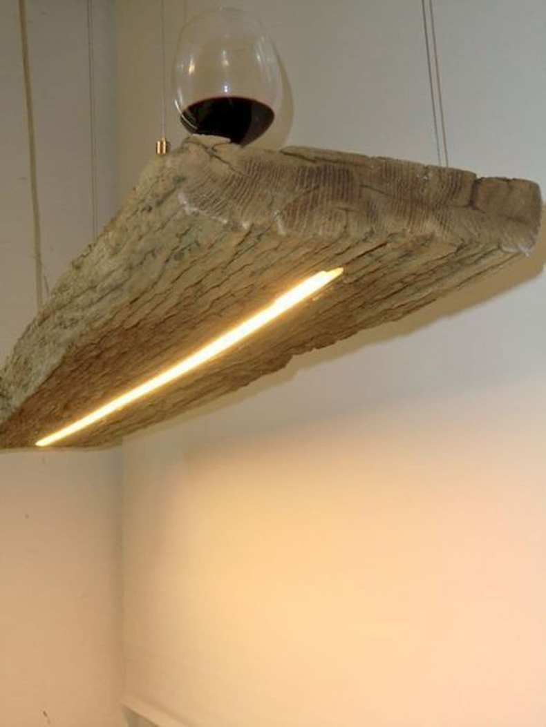 Светильники из дощечек