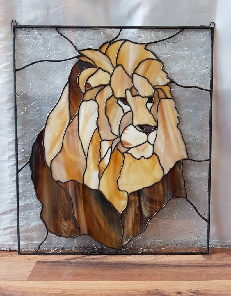 Тигр витраж Тиффани