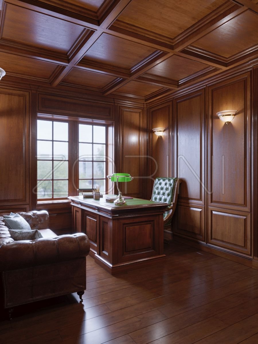 Кабинет из дерева