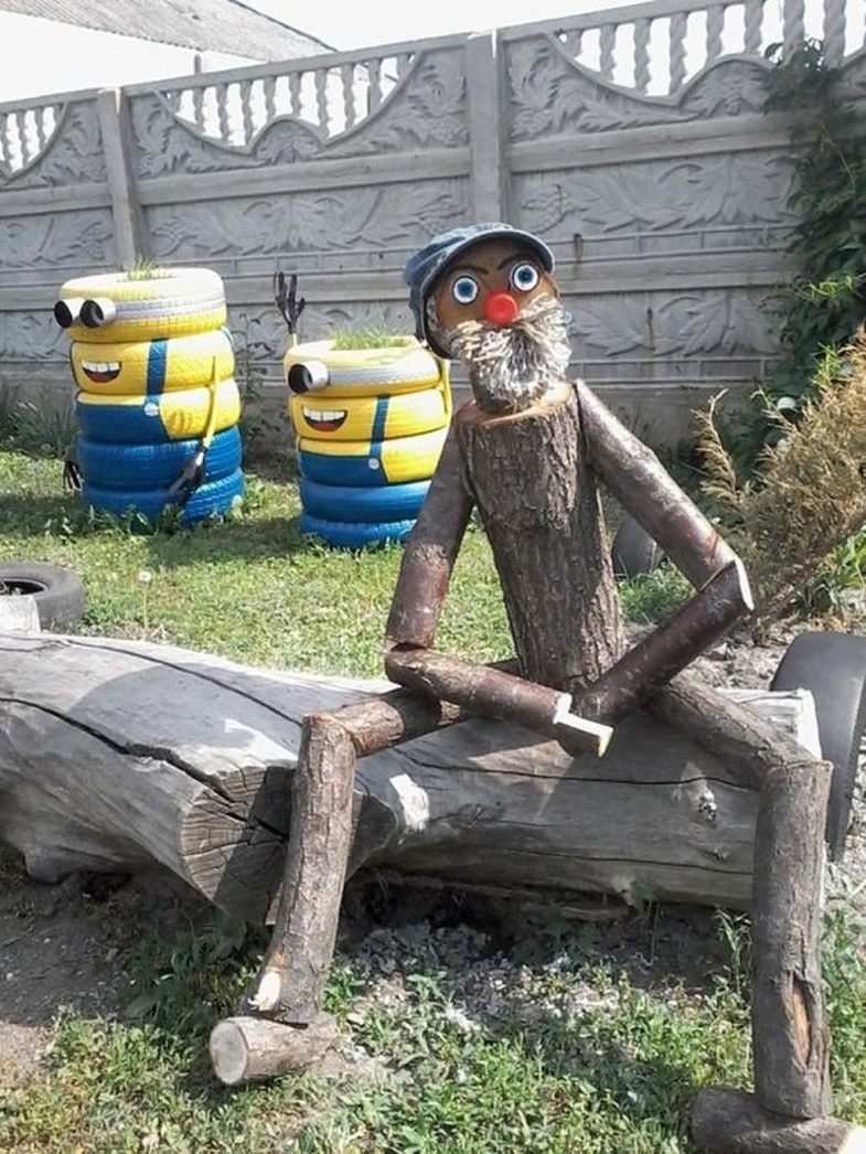 Фигуры из камней для сада