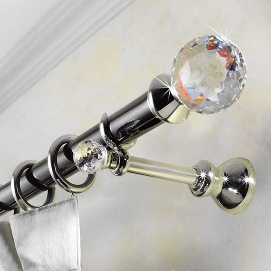 Карниз 160 серебро глянц