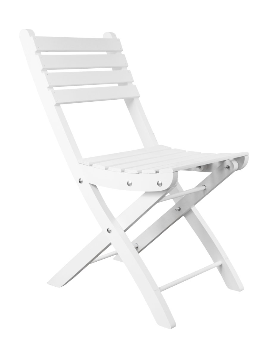 Стулья складные ротанг белый